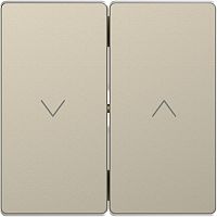 Лицевая панель Schneider Electric Merten D-Life для 2-кл. выключателя жалюзи сахара картинка